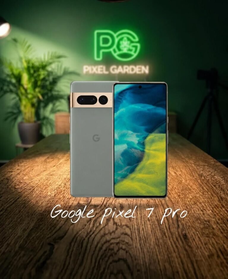 Google pixel 7 pro front and back view